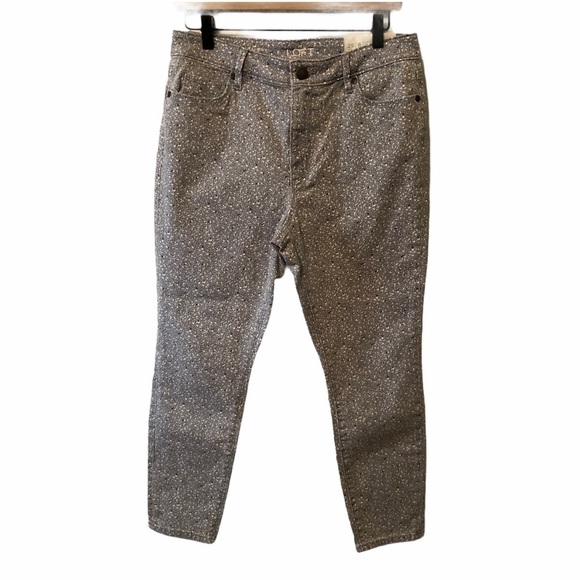 Ann Taylor Loft Floral Print Jeans - Picture 1 of 5